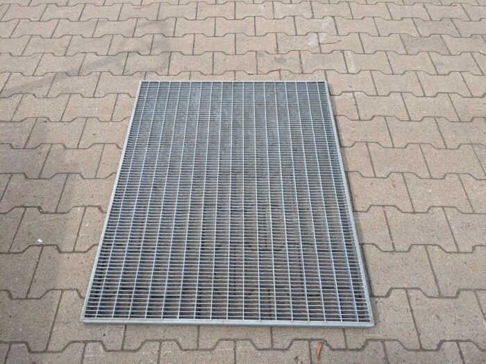 Gitterrost | 985x800 mm | 30x2 mm | 40x10 mm | Stahl feuerverzinkt