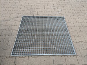 Gitterrost | 1000x1075 mm | 30x2 mm | 30x30 mm | Stahl...