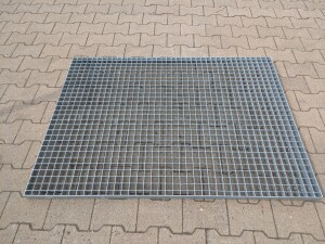 Gitterrost | 950x1335 mm | 40x2 mm | 30x30 mm | Stahl feuerverzinkt