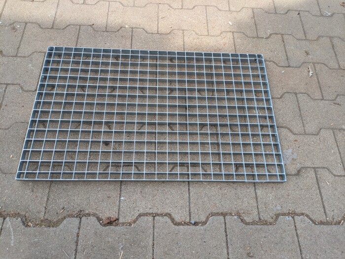 Gitterrost | 780x480 mm | 20x2 mm | 30x30 mm | Stahl feuerverzinkt