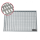 K60-V-Line | Eingangsrost mit Winkelrahmen | 400x600 mm | 33x18 mm | 20x2 mm | Stahl feuerverzinkt