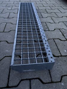Gitterroststufe | 1000×200 mm | 30×30 mm MW |...