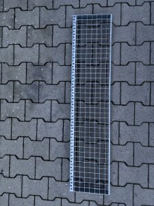 Gitterroststufe | 1200x270 mm | 30×30 mm MW | 40x2...