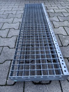 Gitterroststufe | 1200×305 mm | 30×30 mm MW |...