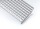 Gitterroststufe | 1200x270 mm | 40x2 mm | 30x30 mm | Edelstahl V2A