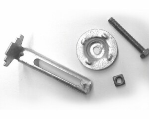 Gitterrost-Befestigung MW 30 x 30 mm