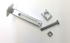 Gitterrost-Befestigung | 30x10 mm | U-Oberteil | Stahl feuerverzinkt