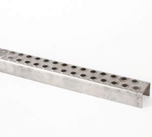 Leitersprosse | 2000 mm |  2- reihig mm | Stahl | roh