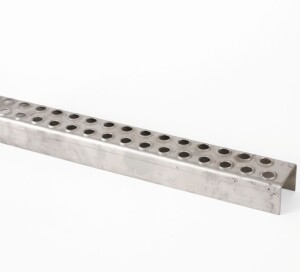 Leitersprosse | 2000 mm |  2- reihig mm | Stahl | roh