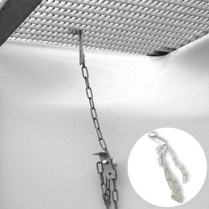 Gitterrost Sicherungskette, Lichtschachtsicherung 700 mm,...