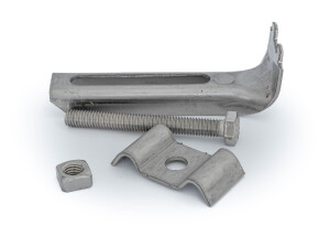 Gitterrost-Befestigung MW 30 x 30 mm ( V2A )