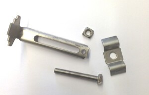 Gitterrost-Befestigung MW 30 x 30 mm ( V2A )