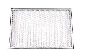 K60-Streckmetallrost inkl. Zarge | 400x600 mm | Stahl feuerverzinkt