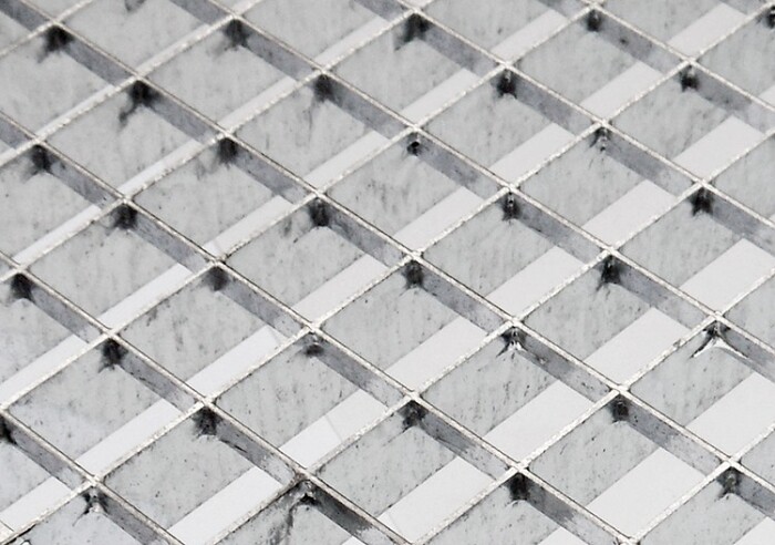 Gitterrostmatte 2400 x 1200 mm / 30x30 / verzinkt