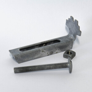 Gitterrost-Befestigung | 30x10 mm | mit Flachkopfschraube...