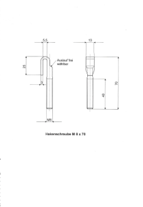 J-Hakenschraube 70 mm, verz., zum Einhängen